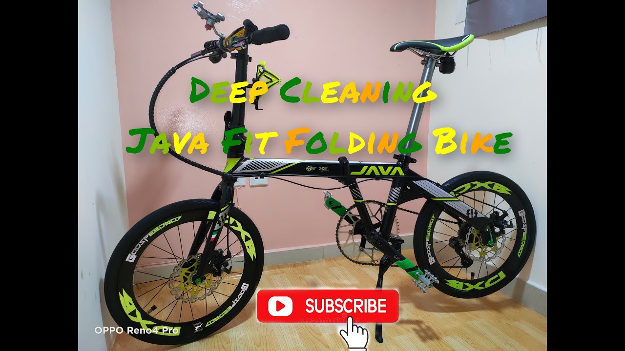Cleaning Java Fit Folding Bike #javabike #foldingbike - YouTube