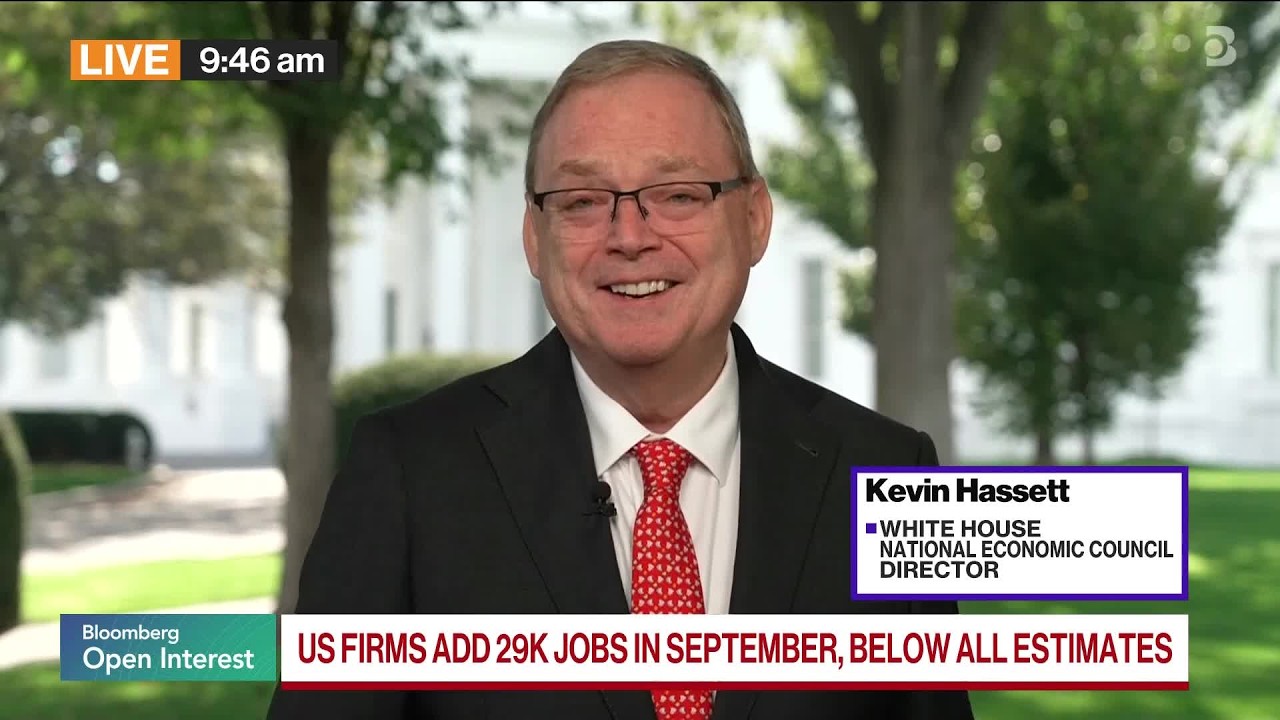 NEC's Hassett on Jobs Report, Powell's Future, Bonds, Paying Down US Debt