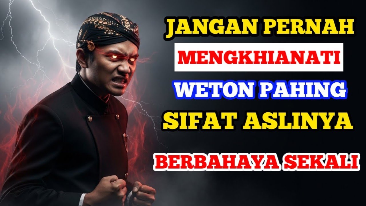 BERBAHAYA! Sifat Asli Weton Pahing yang Baru Muncul Saat Dikhianati!