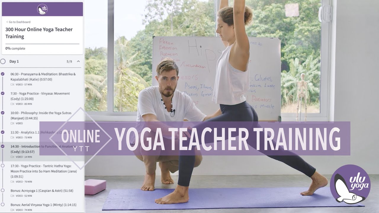 Free Course Preview | 300 Hour Online Yoga Teacher Training | Yoga Alliance Certification | ULU Yoga