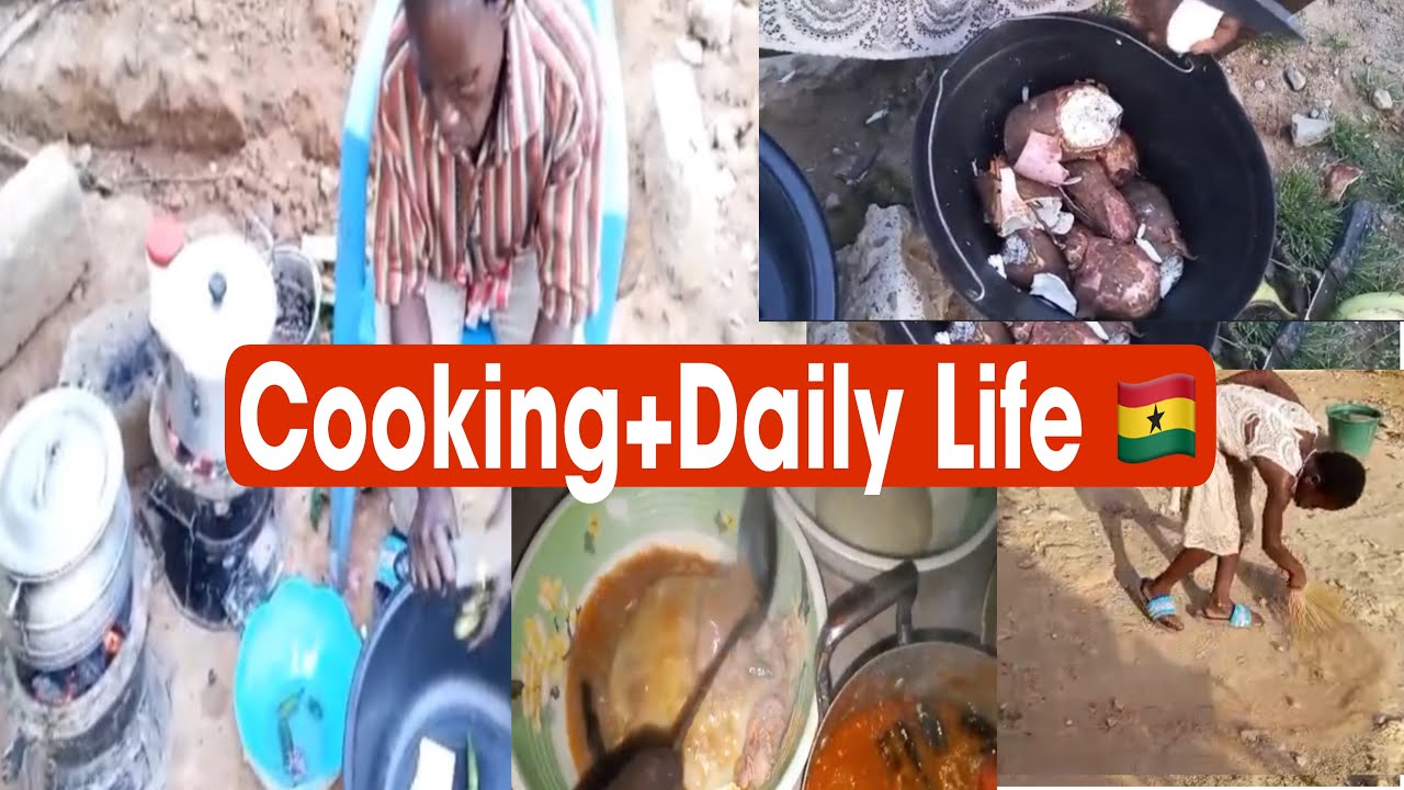 Authentic Ghanaian Chicken Light Soup & Fufu 🇬🇭 | A Day in the Life of a Ghanaian Woman