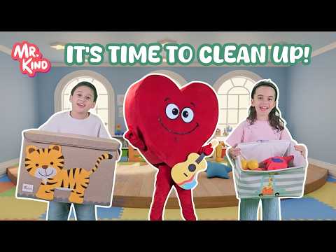 It’s Time to Clean Up! 🧹 | Clean Up After Play Song for Kids | Mr. Kind