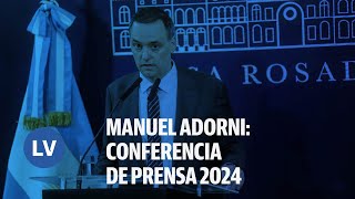 Thumbnail for MANUEL ADORNI CONFERENCIA DE PRENSA 2024: “QUEREMOS SER UN PAÍS NORMAL Y ESO NO SE NEGOCIA" #milei
