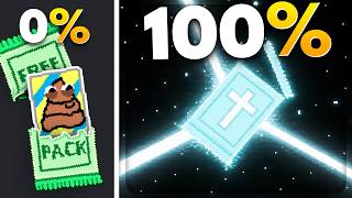 I 100% by opening $0 Cards to 0.0001% RARITY Cards