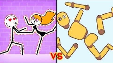 Satisfying Mobile Gameplay: RAGDOLL BREAK vs THROUGH THE WALL - Level Up Funny Games