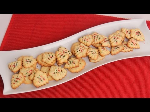 Christmas Spritz Cookies Recipe - Laura Vitale - Laura in the Kitchen Episode 506