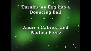 Turning An Egg Into A Bouncing Ball By Andrea Cabrera And Paulina Perez 2022