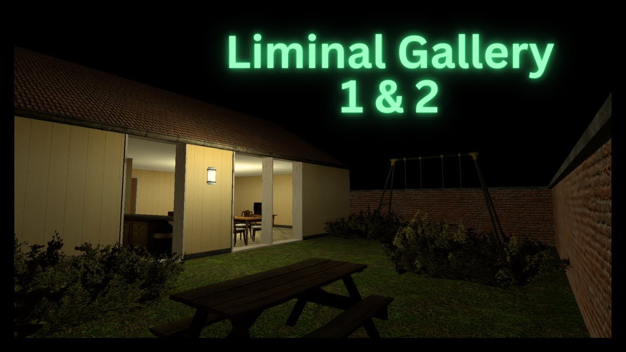 Liminal Gallery 1 & 2 | Awesome Liminal Space Games | GMOD