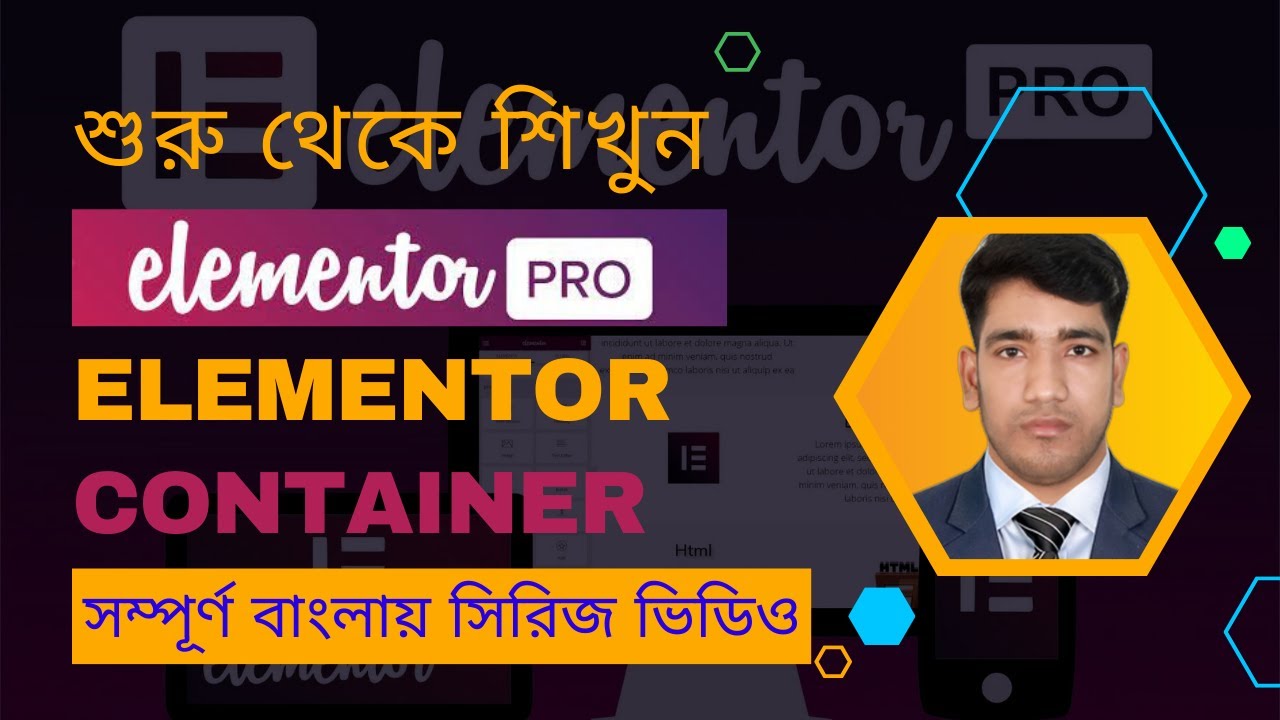 Elementor Bangla Tutorial For Beginners | elementor container ...