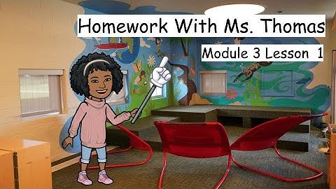 4.3 Lesson 1 Homework with Ms. Thomas