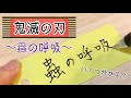 【鬼滅の刃】蟲の呼吸 いくつ分かる？【単語帳】【ボールペン】