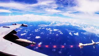 Missiles Launched By F/A-18F Super Hornets & EA-18G Growler For A Joint Force Sinking Exercise 2020