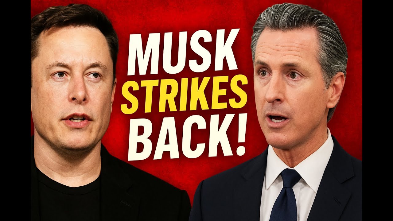 Elon Musk Fires Back at Gavin Newsom | Heated Clash Over Transgender Daughter Comment