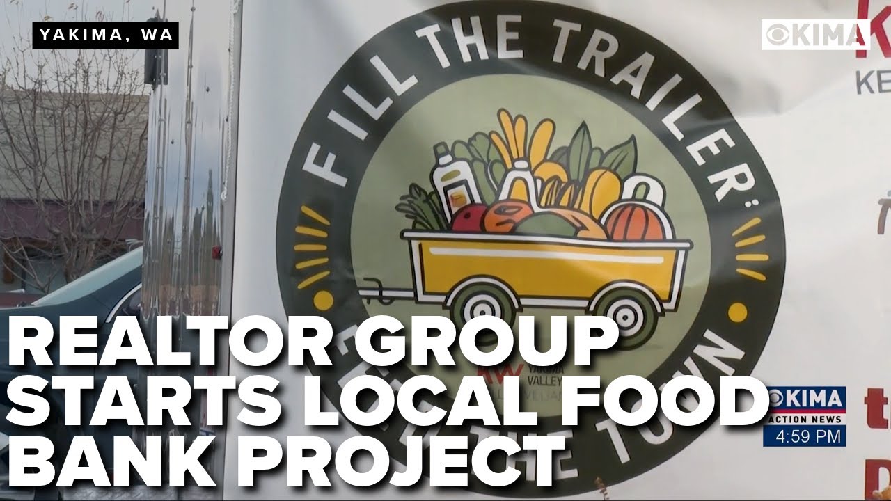 Группа Keller Williams намерена заполнить трейлер пожертвованными продуктами питания