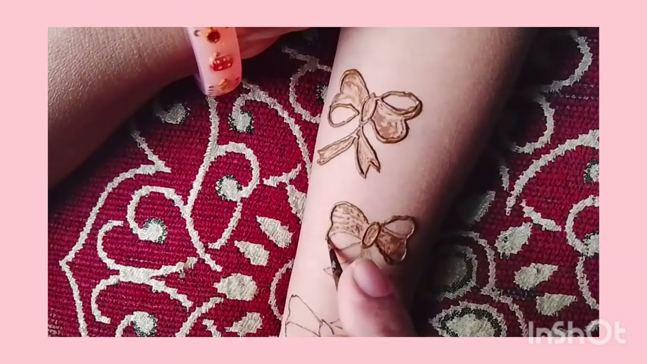 Beautiful simple kids mehendi designs 😍 | trending mehendi designs | tatoo mehendi designs 