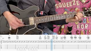 Cool for Cats - Squeeze - Guitar Cover & Tab