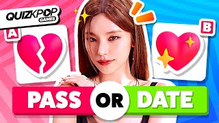 DATE or PASS - KPOP IDOLS ❤️💔 | SMASH OR PASS - QUIZ KPOP GAMES 2023 | KPOP QUIZ TRIVIA screenshot 3