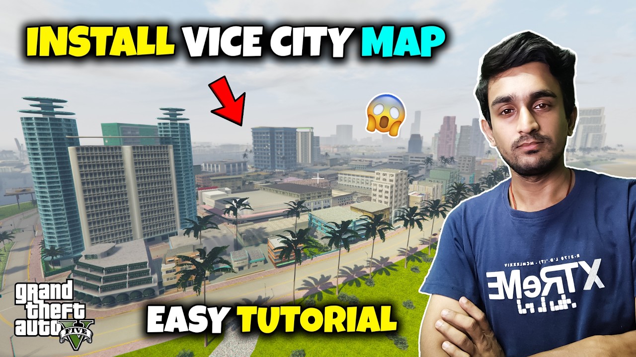 How To Install Vice City Map in GTA 5 | Vice City Mod in GTA 5 | GTA 5 ...