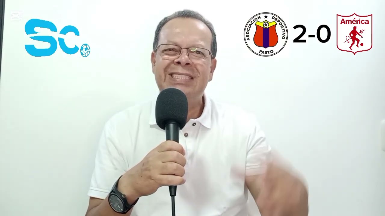 D. PASTO 2 - 0 AMÉRICA... NO HAY RECAMBIO EN EL ROJO.