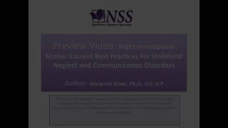 #e135 Preview: Right Hemisphere Stroke - A Review and Best Treatment Practices
