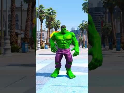 Hulk Saves Superman’s Family from Venom in GTA 5! 😱💥