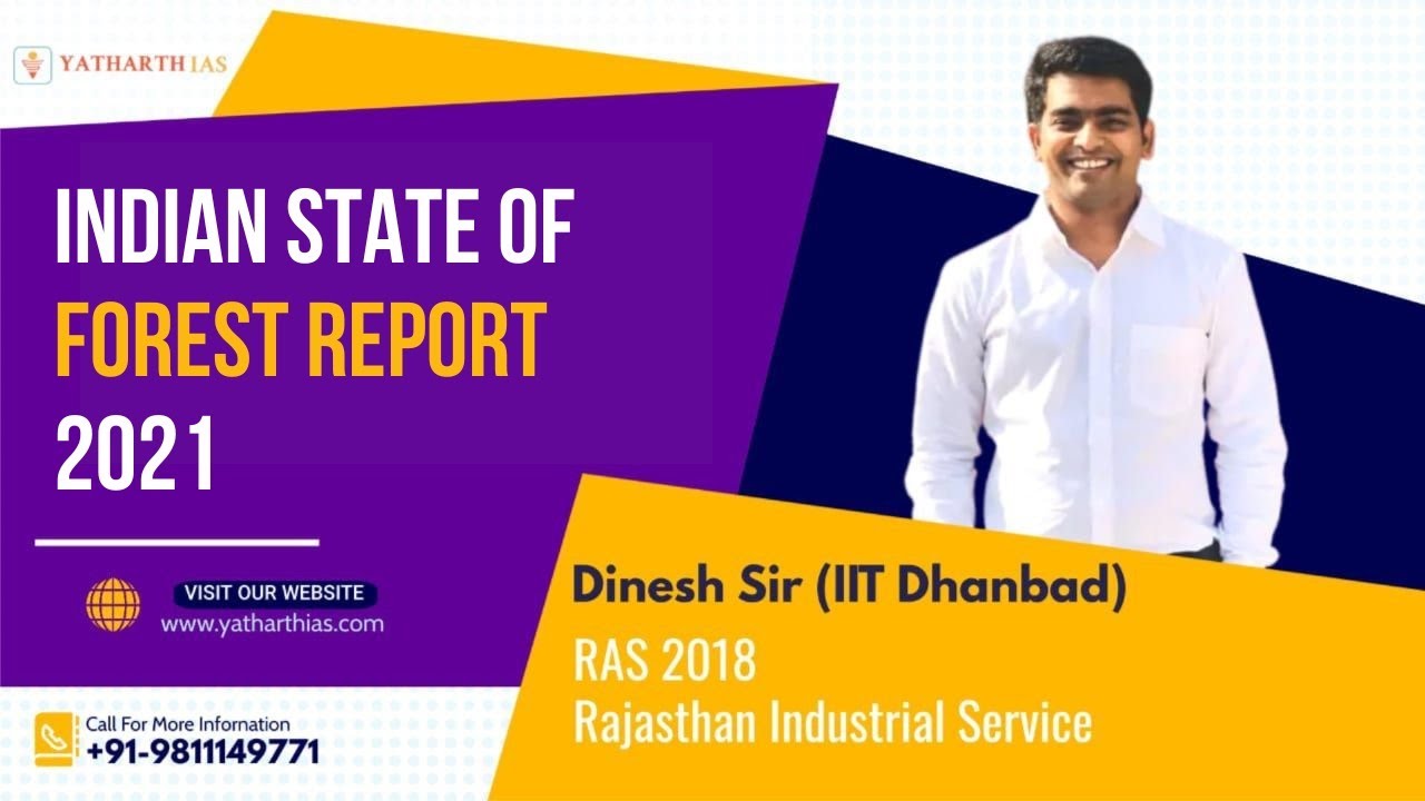 ISFR 2021| Climate Change | Rajasthan | RAS Prelims| RAS Mains| English Medium | RAS 2022| EO | RO