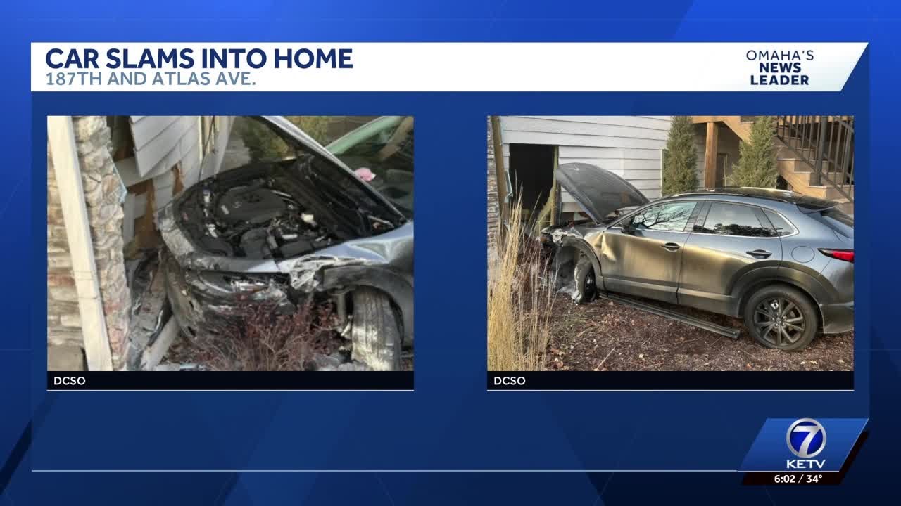 DCSO investigates after driver crashes into home - YouTube