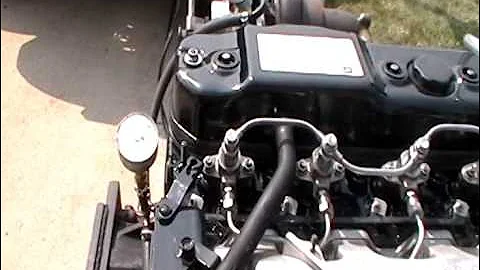 4BD1T Diesel engine, test stand start