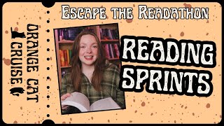 read with me for escape the readathon ! reading sprints