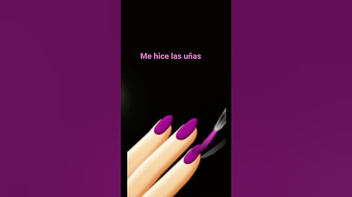 me hice las uñas