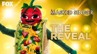 Taco Is Revealed As Tom Bergeron | Season 3 Ep. 6 | THE MASKED SINGER