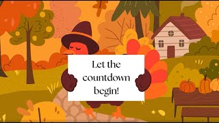1 Minute Turkey Countdown Timer | Silent Thanksgiving Countdown
