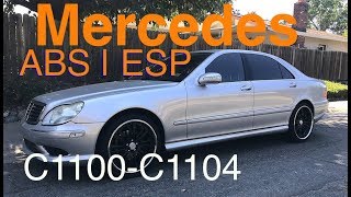 Mercedes ABS ESP Pre Safe Inactive FIX | Speed Sensor W220 | CarMAN