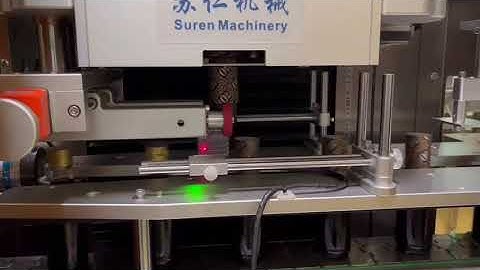 Beer bottles shrink sleeve labeling machine Demo