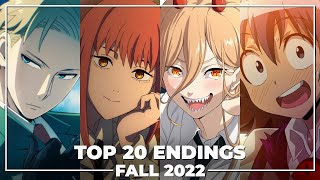 Top 20 Anime Endings - Fall 2022