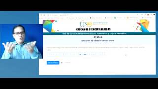 Explicación de Uso del Software JTabla en LSC – Simulador de Tablas de Verdad Online screenshot 1