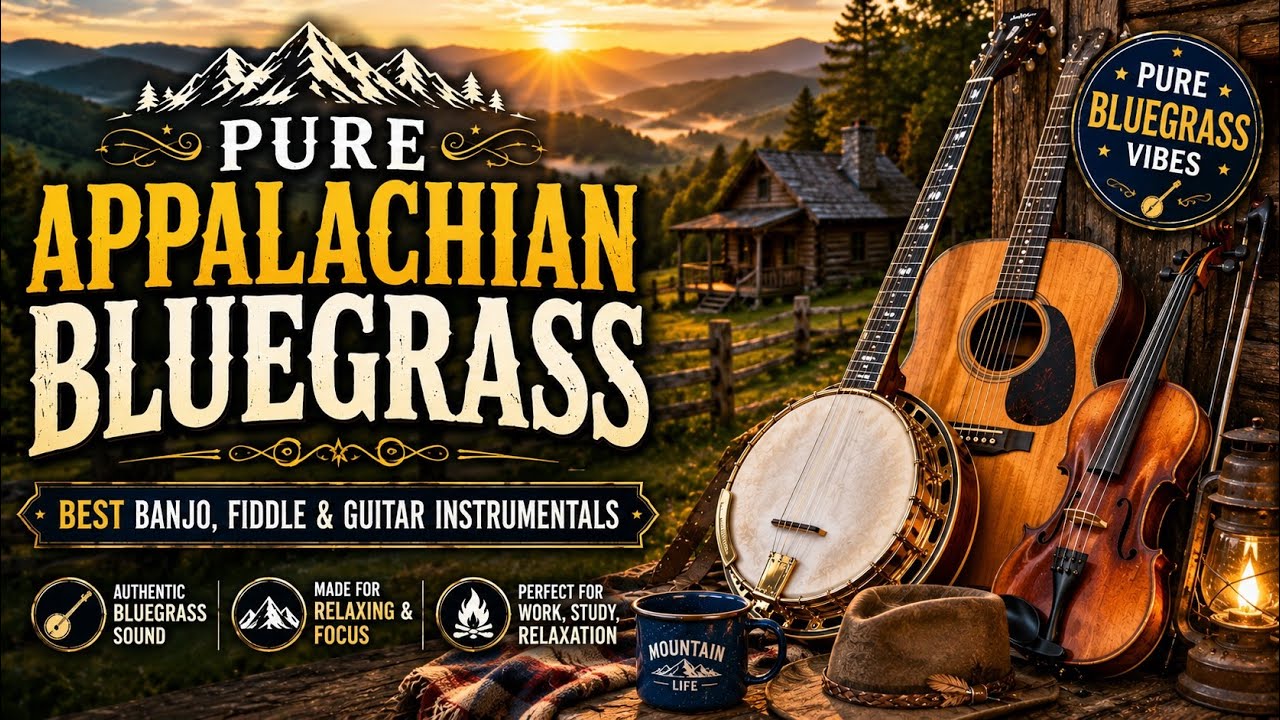 🏔️ Pure Appalachian Bluegrass | Best Banjo, Fiddle & Guitar Instrumentals