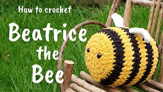 Crochet Bee Tutorial | Easy Amigurumi Beatrice the Bee Pattern 🐝 | Free Pattern & Tips