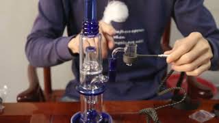 Siliclab New Enail Kit Electric Dab Nail With Led Screen And Quartz Banger Carb Cap Silicone Jar