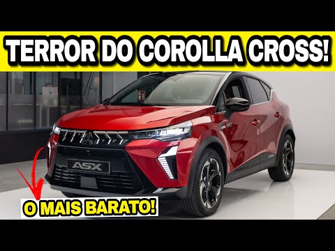 🚨 NOVO MITSUBISHI ASX 2025 É O PESADELO DOS SUVs MÉDIOS! MELHOR QUE COMPASS?