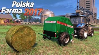 Polska Farma 2017 #10 - belowanie i owijanie siana | gameplay pl