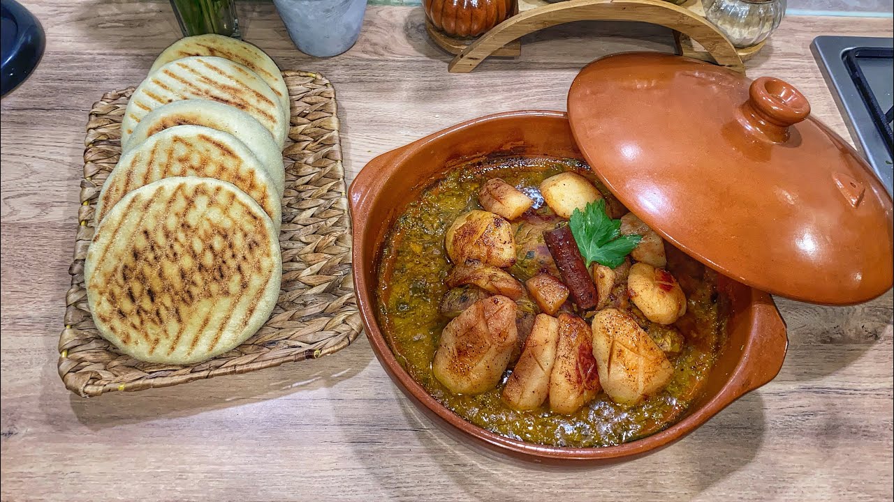 Le Tajine d’agneau aux coings caramélisés & Pain maison 🇲🇦