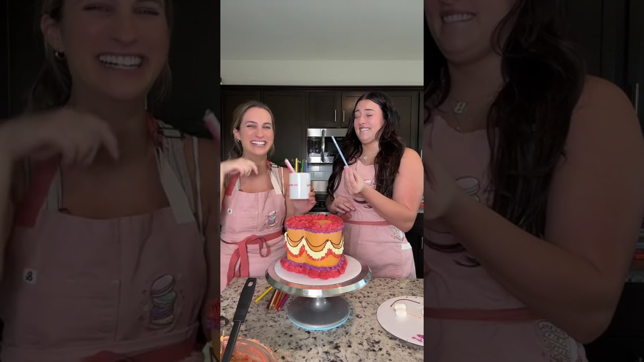 Color Cake Wednesday with @brynne 🥳🤭🍰❤️🧡💛💚🩵💜 AHHHH 