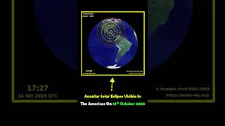 Annular Solar Eclipse Visible In The Americas On 14th October 2023