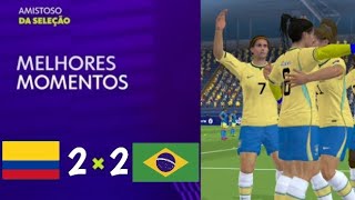 Colombia 2 x 2 Brasil | Resumen | Partido amistoso de la Selección Nacional Femenina