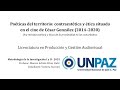 Poéticas del territorio: contraestética y ética situada en el cine de César González