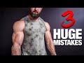 How To Get BIGGER ARMS (3 MISTAKES YOU'RE MAKING!)