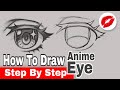 How to draw an anime eye [Step by step] Easy anime eye drawing tutorial for beginners 