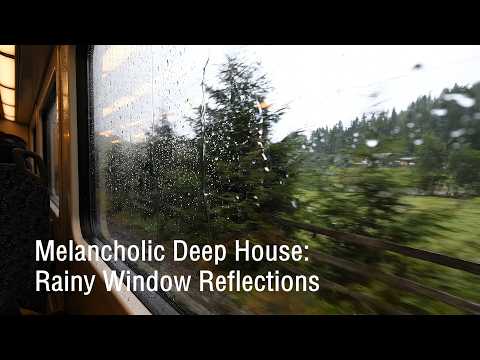 Melancholic Deep House Rainy Window Reflections