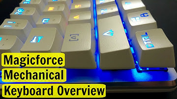 Magicforce 68-Key Mini Mechanical Keyboard Overview